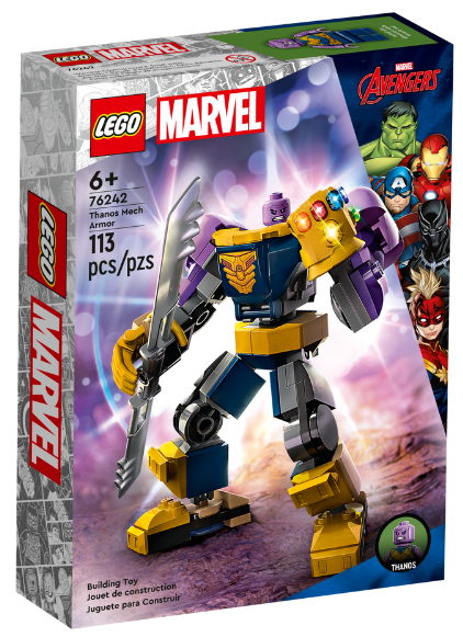Lego Marvel Super Heroes Робоброня Таноса 113 деталей (76242)