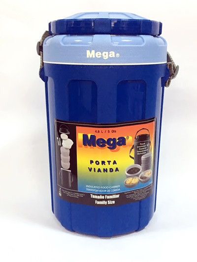 Изотермический контейнер Mega 4,8 л синий - фото 1 - id-p1789424338