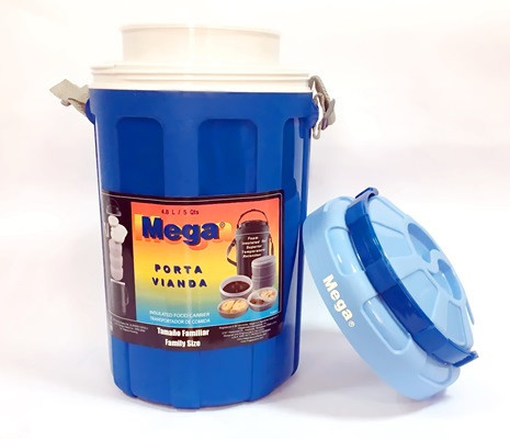 Изотермический контейнер Mega 4,8 л синий - фото 2 - id-p1789424338
