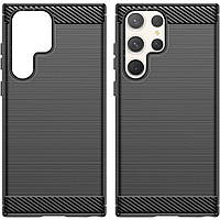 TPU чехол накладка Urban для Samsung Galaxy S23 Ultra (на самсунг с23 ультра) черный