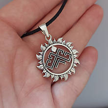 Рожаниця – знак Лади, Небесної Матері кулон, оберіг, срібло 925 проба.