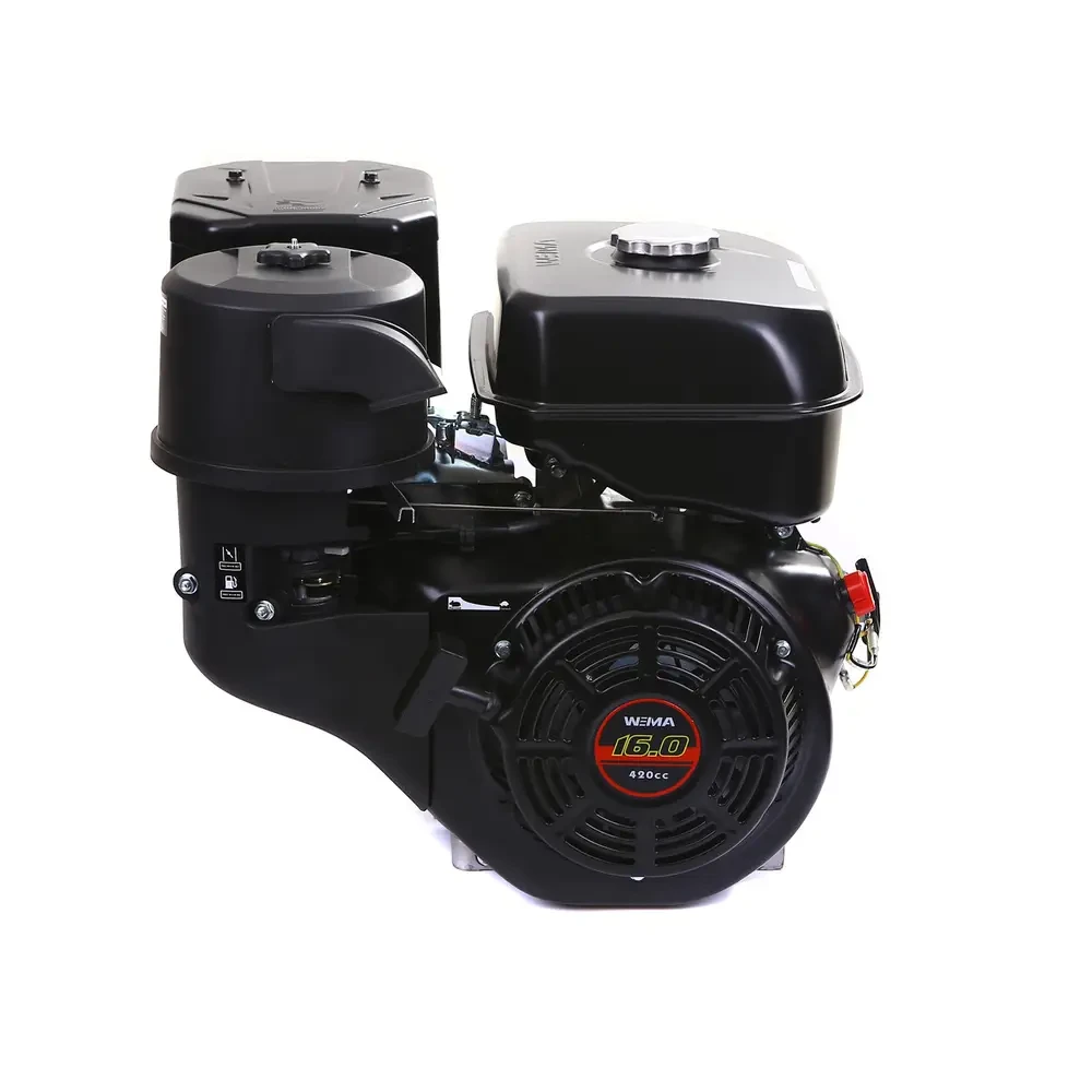 Двигун WEIMA WM190F-L, редуктор 1/2, шпонка 25 мм, ручний старт, 1800 об./хв, 16 к.с., фото 1