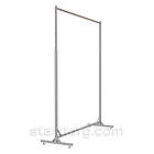 Стійка WERX-15-125, L 1500мм. розбірна, регульована, біла. Торгівельна стійка вішало під тремпеля,  рейл для магазину., фото 7