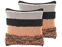 2 шерстяные декоративные подушки 45 х 45 см разноцветные MIHALGAZI