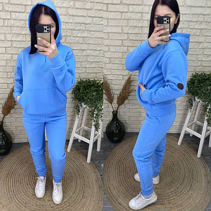 Чудовий жіночий костюм, тканина "Трикотаж на флісі" 46 розмір, фото 2