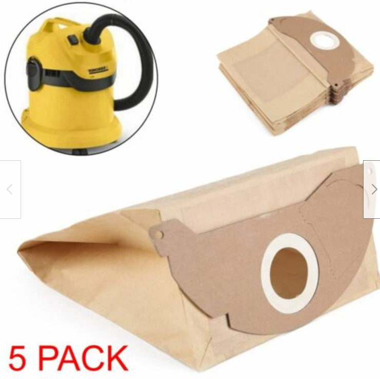 Пилозбірники для моделей пилососів Karcher WD2 (TYP 6.904-322.0) 5 шт./упак (аналог), фото 1
