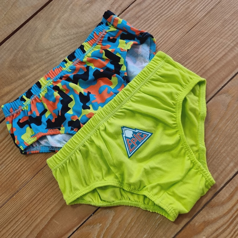 Комплект трусів для хлопчика "EPIC" з 2 штук, зріст 104-110 (4-5 років), колір неоновий, бірюзовий