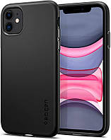 Чохол Spigen для iPhone 11 - Thin Fit Pro, Black (ACS02041)