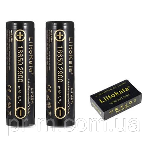 Батарейка акумулятор LIITOKALA 18650 (2900mAh)