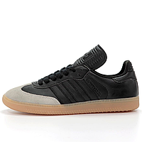 Кроссовки мужские Adidas Sambа black / кеды Адидас Самба черные