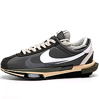 Кроссовки мужские Nike LD Waffle Sacai khaki brown / Найк ЛД Вафл Сакай хаки коричневые