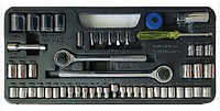 Набор инструментов (бит и торцевых головок) Extra EX-8034 52шт код 72513