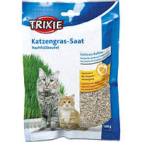 Трава для котов Trixie с грунтом 100 гр