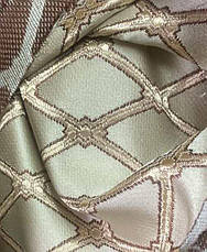 Стілець для вітальні дерев'яний Діамант К16 Olberg, колір бежевий  RAL 1015 + патина золото тканина  Перо, фото 3