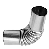 Коліно (кут) для вихлопної труби гофра 24-26 mm генератор, авто, мото, вебасто, фото 7