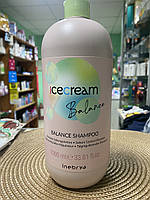 Шампунь для жирної шкіри голови/Inebrya Ice Cream Balance Shampoo 1000мл