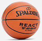 М'яч баскетбольний Spalding TF-250 React Indoor-Outdoor розмір 5, 6, 7 композитна шкіра (76801Z), фото 2
