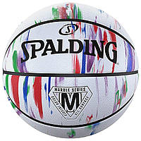 Мяч баскетбольный Spalding Marble Outdoor размер 7 резиновый (84397Z)