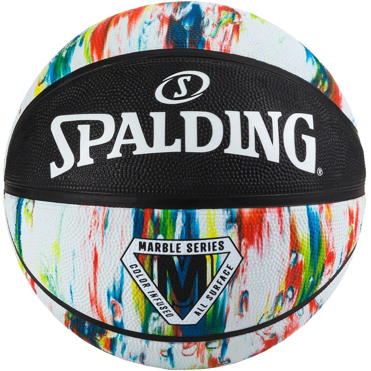 М'яч баскетбольний Spalding Marble Outdoor розмір 7 резиновий (84404Z)