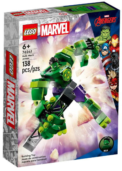 Lego Marvel Super Heroes Робоброня Халка 138 деталей (76241)