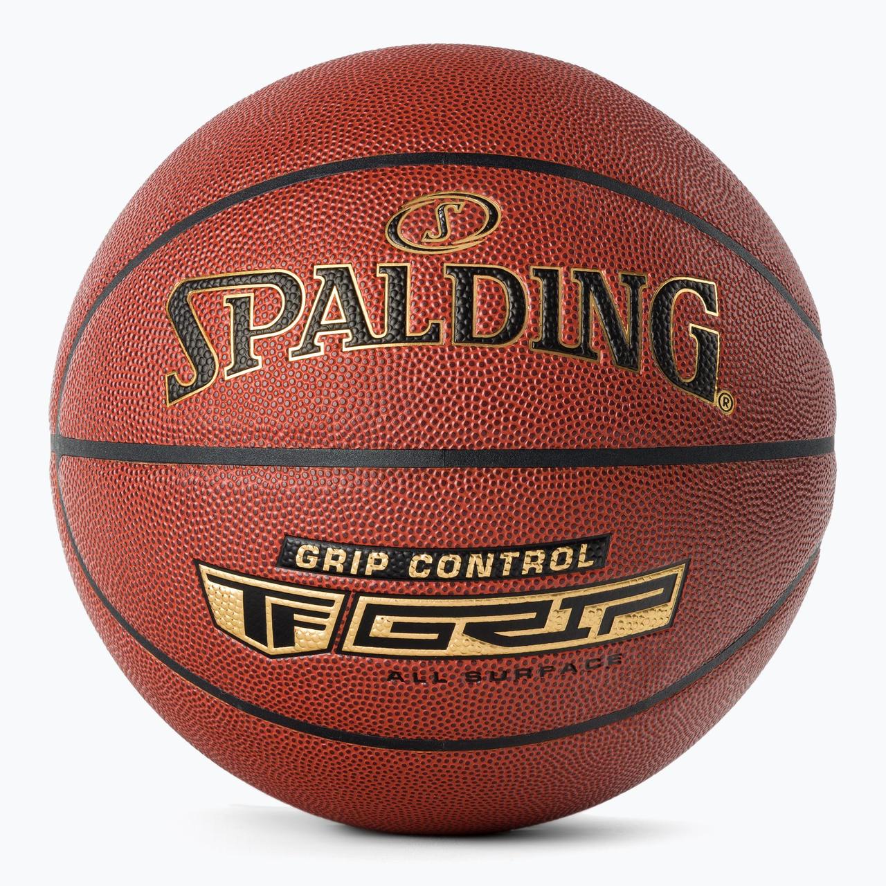 М'яч баскетбольний Spalding Grip Control In-outdoor розмір 7 композитна шкіра для вулиці-залу (76875Z)