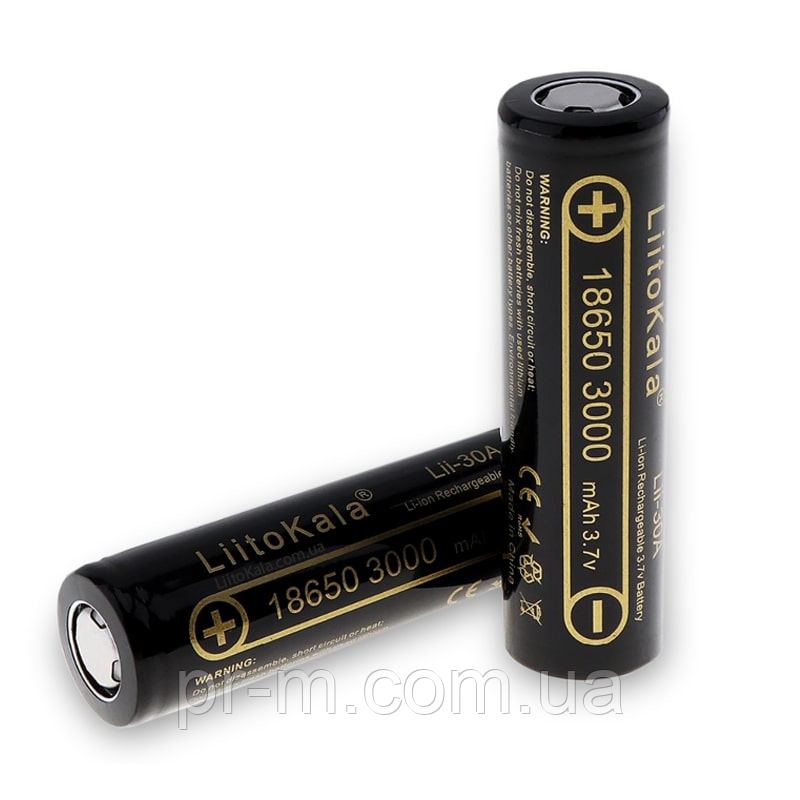 Батарейка акумулятор LIITOKALA 18650 (3000mAh)