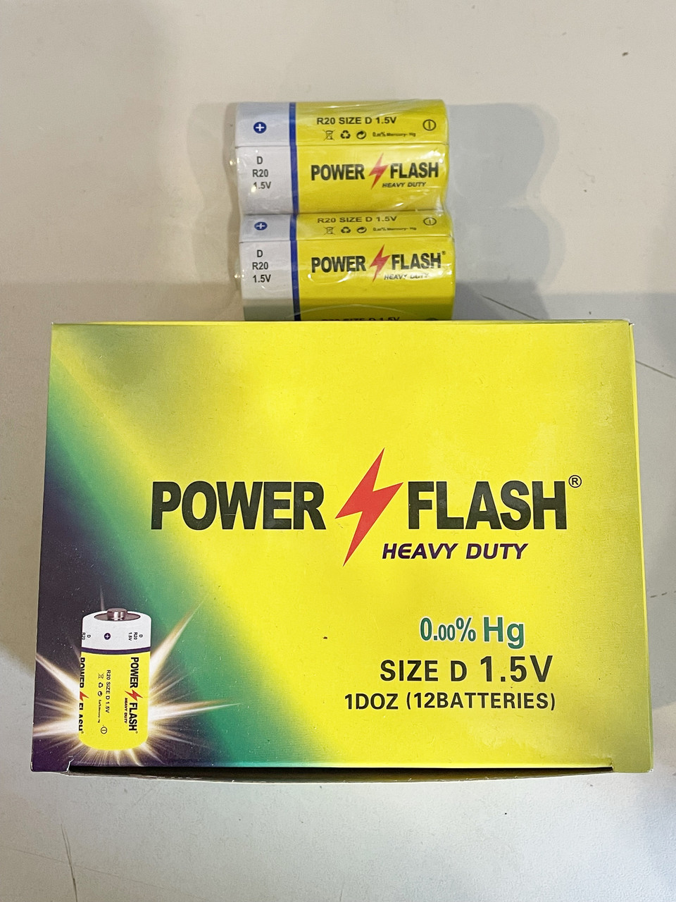 Батарейка Power flash R20