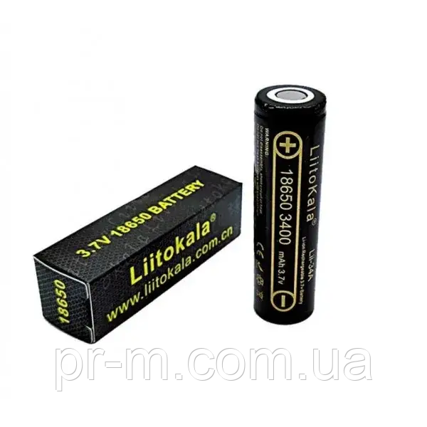 Батарейка акумулятор LIITOKALA 18650 (3400mAh)