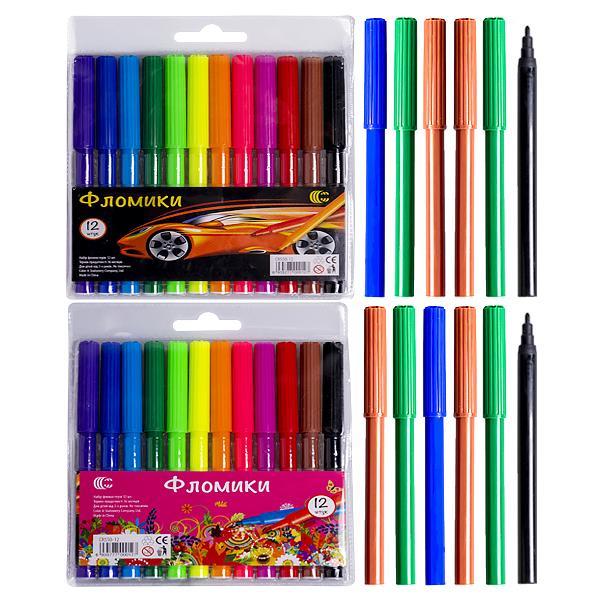 Фломастери 12кол. Фломіки Color-it CR550-12 mix