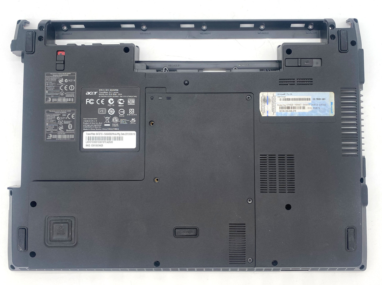Нижня частина корпусу до ноутбука Acer TravelMate TimelineX 8472 TG