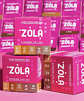 ZOLA Набор красок для бровей с коллагеном в саше Eyebrow Tint With Collagen 5x5ml (5 цветов)