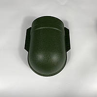 Заглушка конька круглого полукруглого матовая малая полукруглая штампованная 0,5мм Arcelor RAL 6020 зеленый