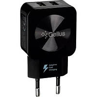 МЗП Gelius Ultra Prime GU-HC02 2USB 2.1 A + cable TYPE-C Black