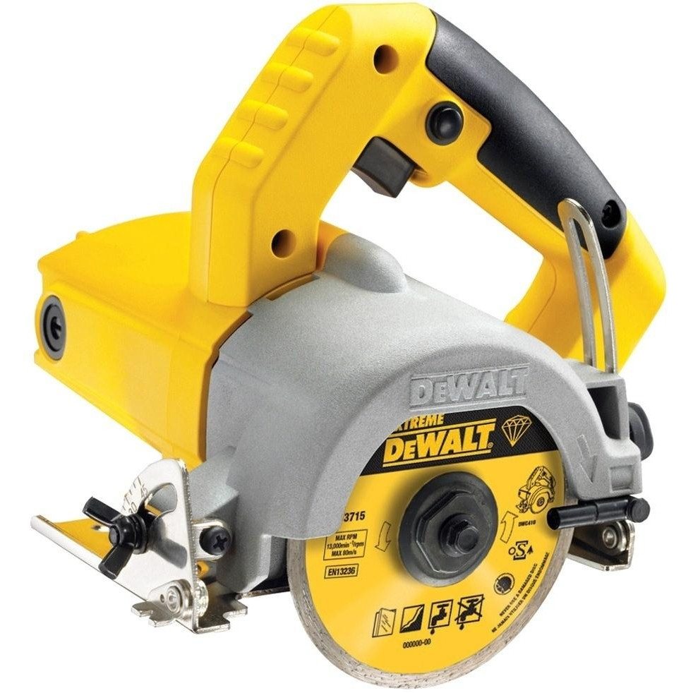 Циркулярна пила по каменю, мармуру DeWALT DWC410 : 1300 Вт, диск 110 мм, 13000 об/хв., плиткоріз(12)