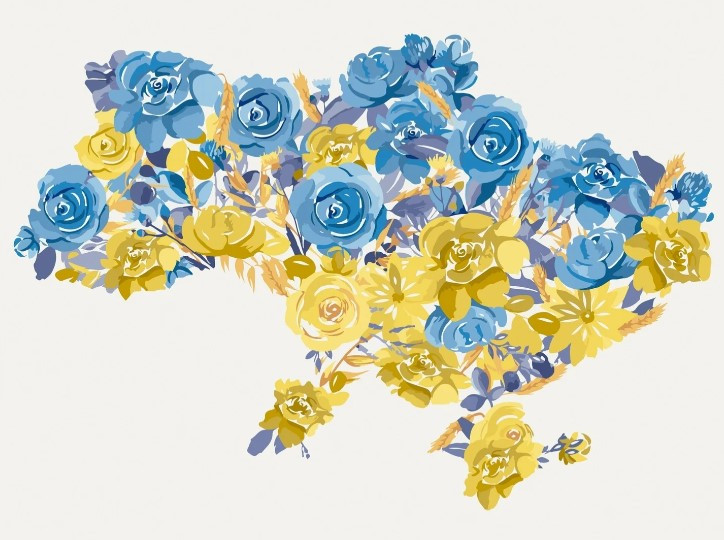 Картина за номерами Квітуча Україна 30*40 см Art Craft 10596-NN pbn-p