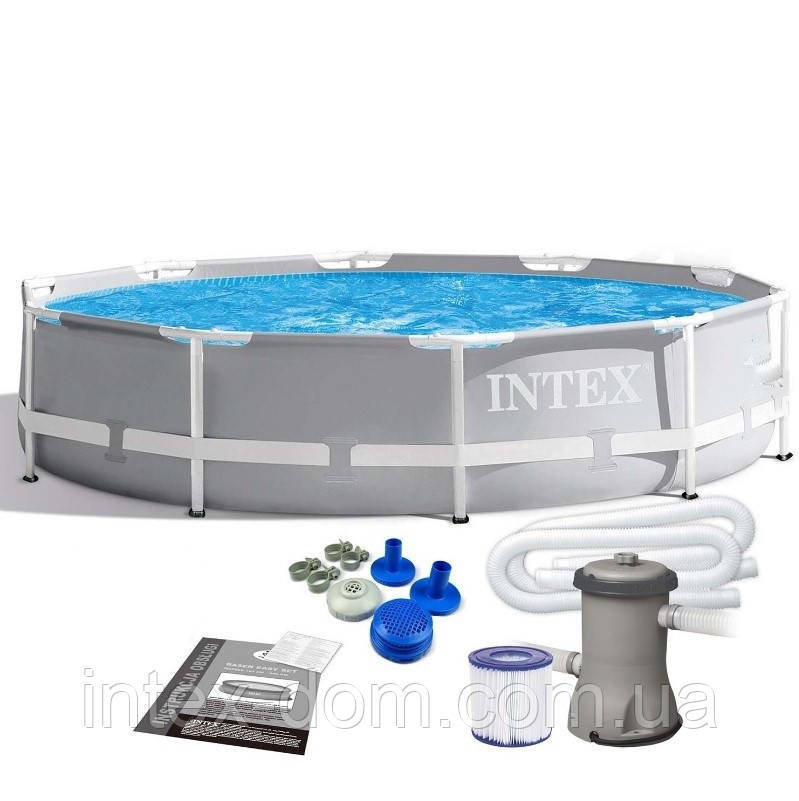 Каркасний басейн Intex 26702, 305 x 76 см (фільтр-насос 1 250 л/год)
