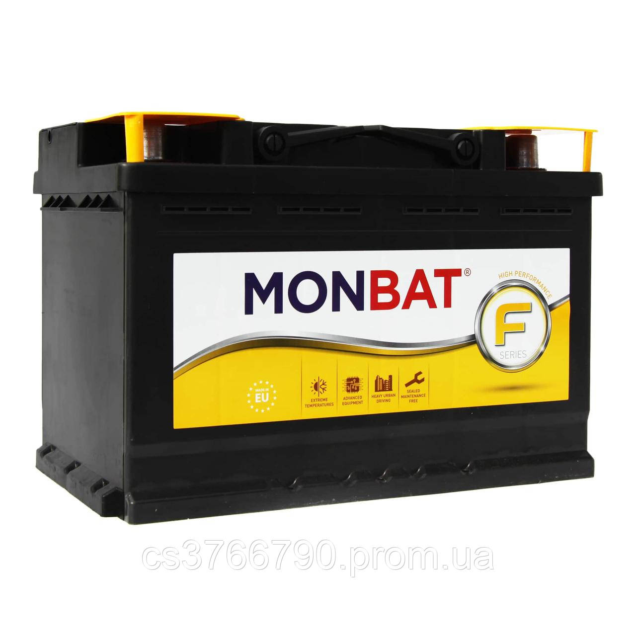 Автомобильный Аккумулятор 80Ач 800А (-/+) MONBAT Formula 80ah R+ 800EN ...