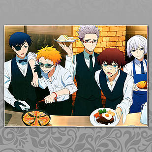 Плакат А3  Аніме Hamatora 002