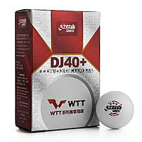 Мячи для настольного тенниса DHS ITTF WTT Ball 40+ мм 3* 6 шт, Мячики для настольного тенниса