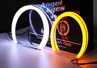 Дневные ходовые огни Хлопковые светодиодные кольца набор двойной цвет початки A + A - 131 мм + 131 мм