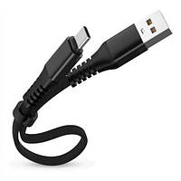 Телефонный кабель UC-020-TPC Короткий USB -кабель - USB -C Quick Charge 3.0 30 см Передача данных, Android