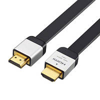 Кабель HDMI HWD-2.0-3M Высокая скорость Flat HDMI с Ethernet 3 метра