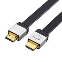 Кабель HDMI HWD-2.0-2M Высокая скорость Flat HDMI с Ethernet 2 метра