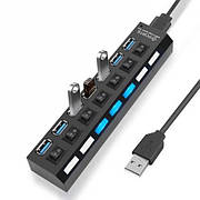 Хаб USB 2.0 на 7 портах Розгалужувач/USB філія Yt07