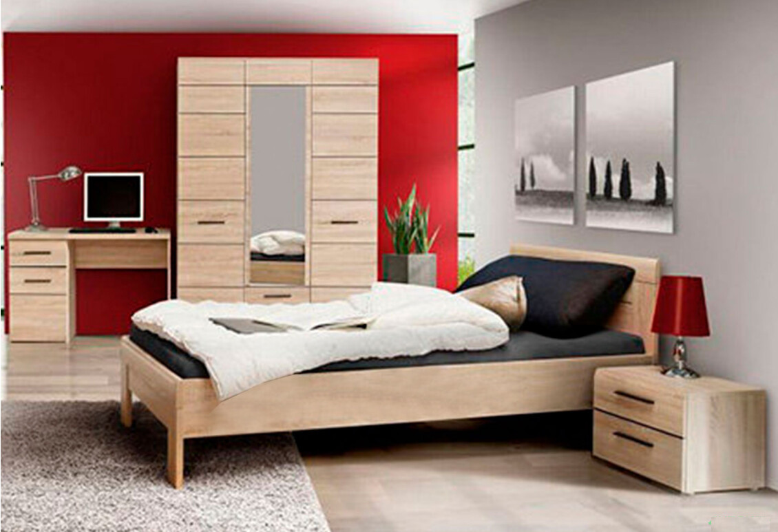 Сучасна модульна спальня Соло 1,84 м ВМВ Холдинг