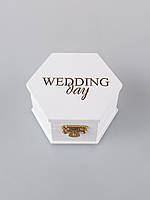 Шкатулка для обручальных колец «Wedding day»