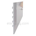 Фон L1000 H350 s0,6 , білий. Комплектуючі до торгового обладнання, панель стінка в стелаж, фото 4