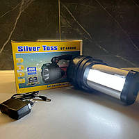 Мощный Светодиодный фонарь для кемпинга аккумуляторный 10W+28 LED ST-6688 Топ-фонарик Мощный фонарь ручной