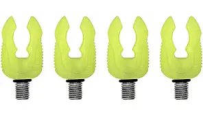 Набір флуоресцентних гумових тримачів вудлищ carp zoom rubbery rod rest (4 шт.)
