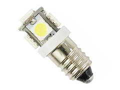 Світлодіодна автомобільна лампа E10 5 SMD 5050 12V